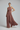 Rosewood Plum - Model wearing Charlotte Halter Wide Leg Jumpsuit