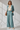 Dusty Aqua - Model wearing Victoria Tailored Wide Leg Pants