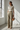 Stone Khaki - Model wearing Victoria Tailored Wide Leg Pants